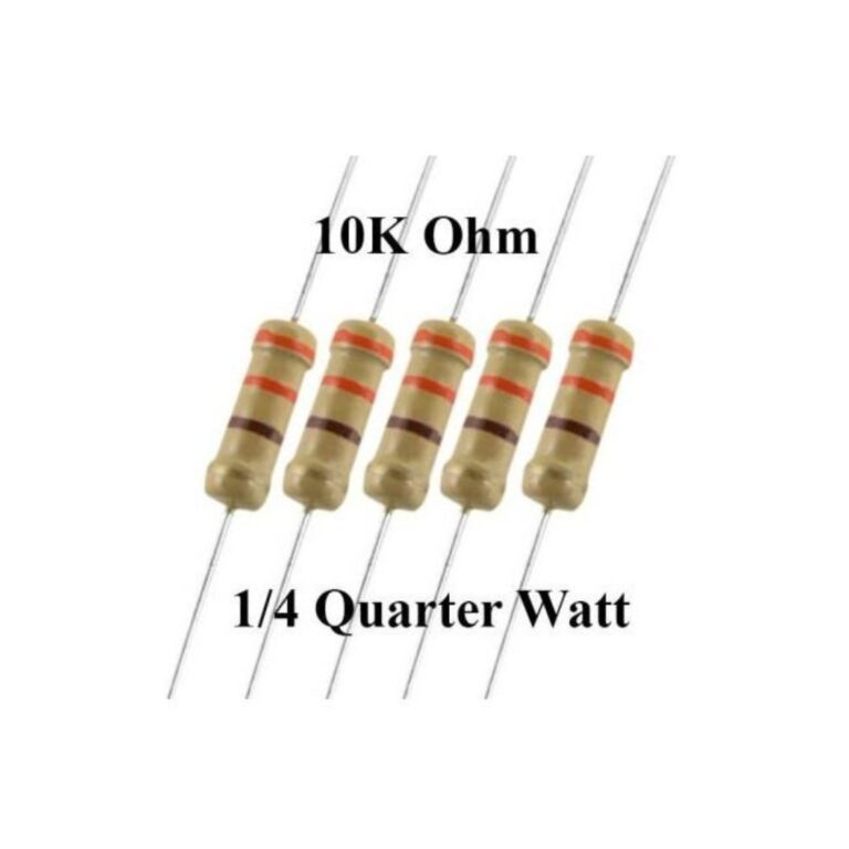 10K ohm, 1/4 Watt Resistor (5% tolerance) Resistor