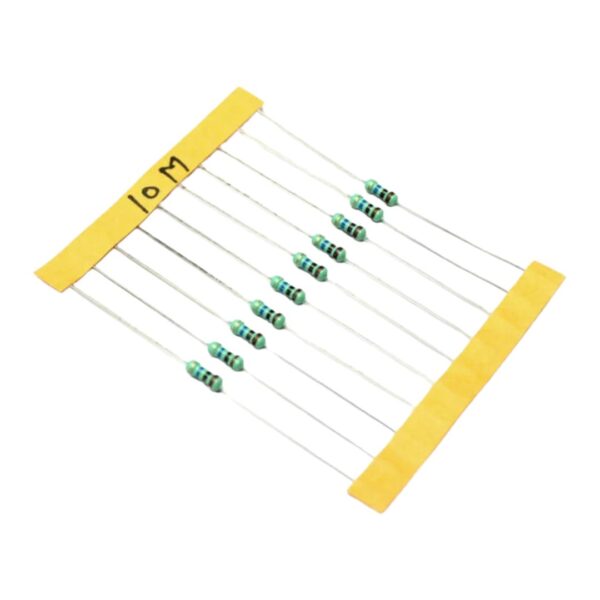 10M ohm, 1/4 Watt Resistor (5% tolerance) Resistor