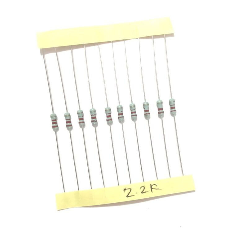 2.2K ohm, 1/4 Watt Resistor (5% tolerance) Resistor