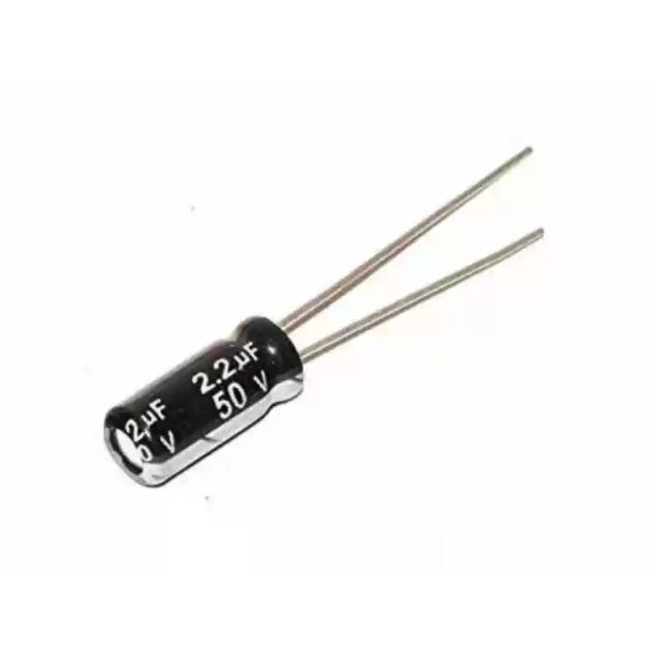 2.2uF 50V Electrolytic Capacitor