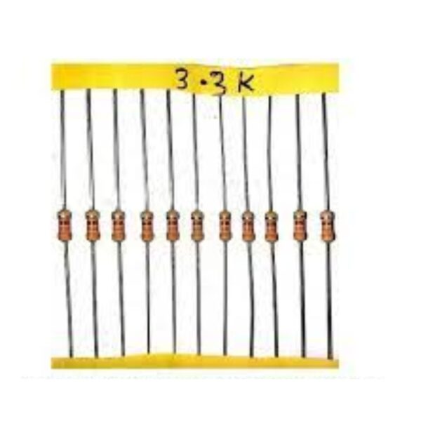 3.3K ohm, 1/4 Watt Resistor (5% tolerance) Resistor