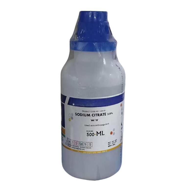 Sodium Citrate 3.8% (500 ml)