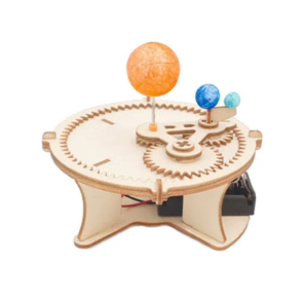 DIY Solar System Kit EarthMoonSun STEM Learning Model Lab Wale