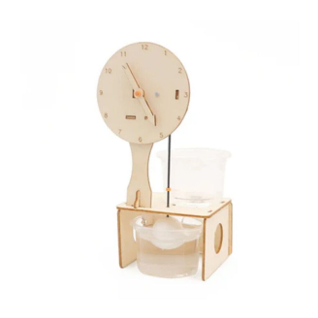 DIY Water Drop Clock STEM Kit Robotic School Project Lab Wale