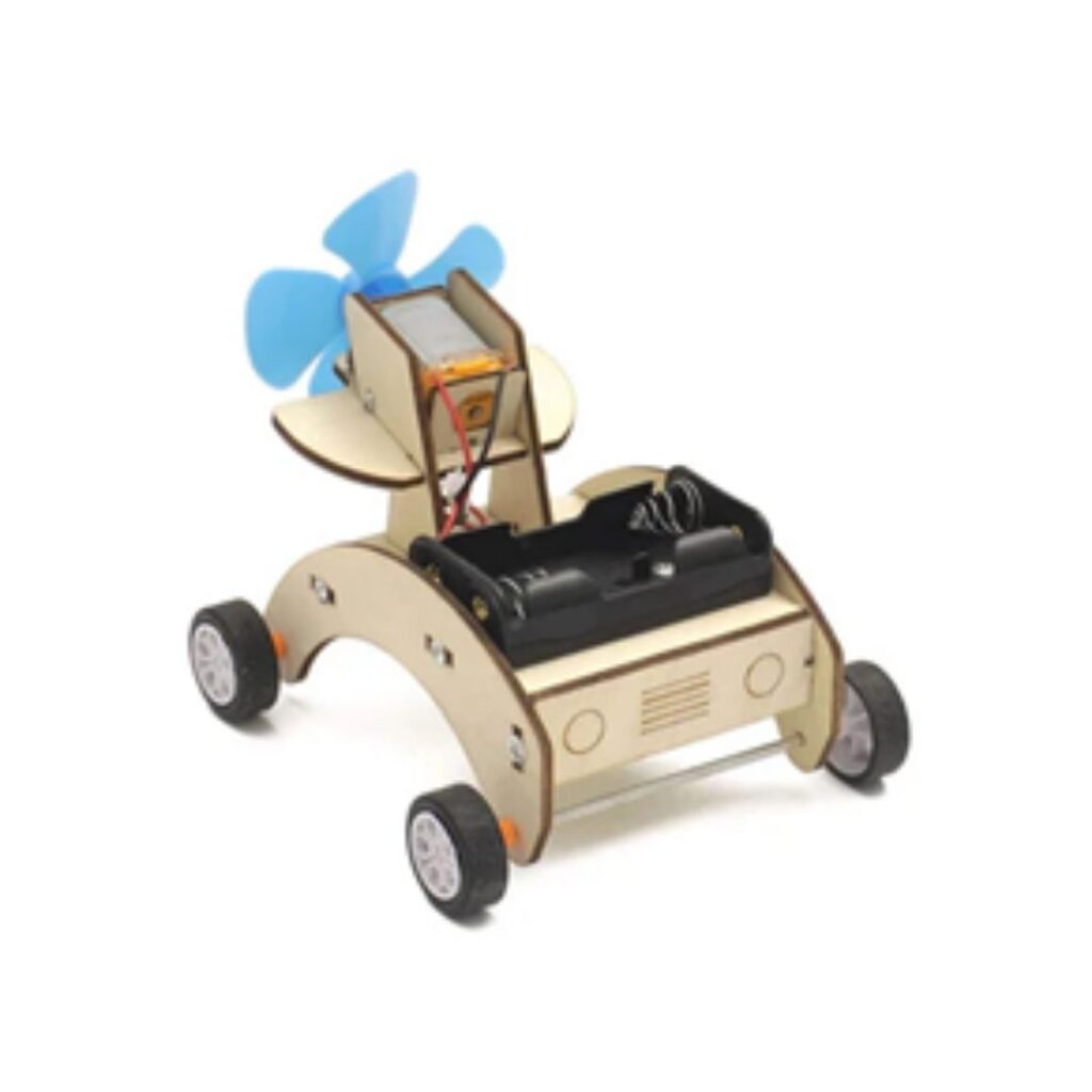 DIY Windmill Car STEM Kit Robotic Science Project Lab Wale