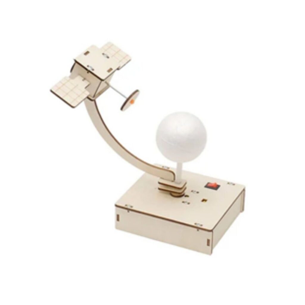 Rotation Satellite STEM Kit Space Exploration Model Lab Wale