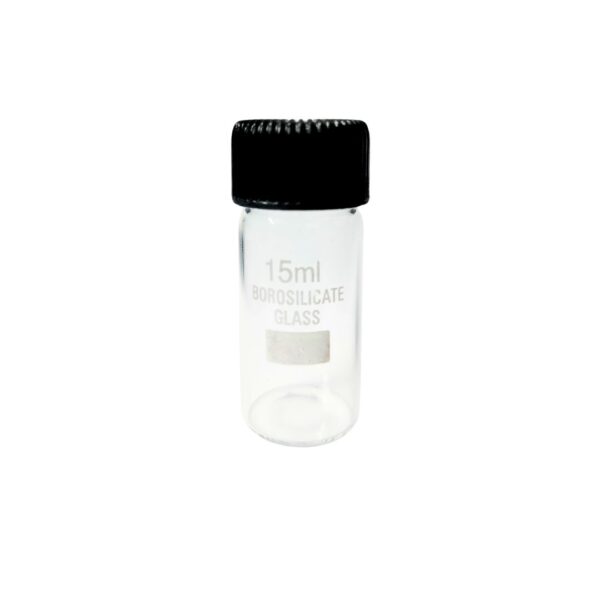 Borosilicate Reagent Bottle with Screw Cap (15 ML)