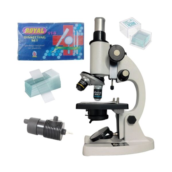 Student Microscope with LED Lamp & Dissection Kit