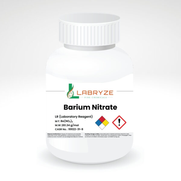 Barium Nitrate (100 grams) - Lab Grade | CAS No.: 10022-31-8