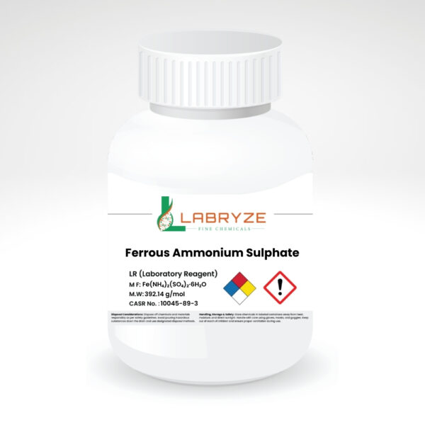 Ferrous Ammonium Sulphate (100 grams) - Lab Grade | CAS No.: 7783-85-9
