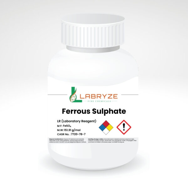 Ferrous Sulphate Heptahydrate (100 grams) - Lab Grade | CAS No.: 7782-63-0