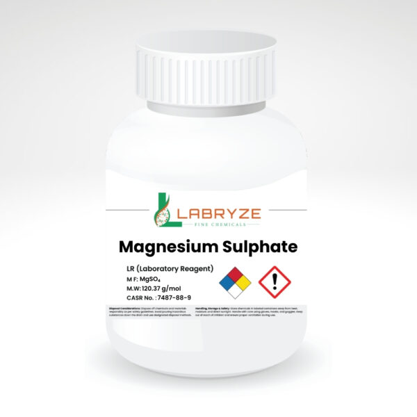 Magnesium Sulphate Heptahydrate (100 grams) - Lab Grade | CAS No.: 10034-99-8