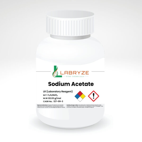 Sodium Acetate (100 grams) - Lab Grade | CAS No.: 127-09-3