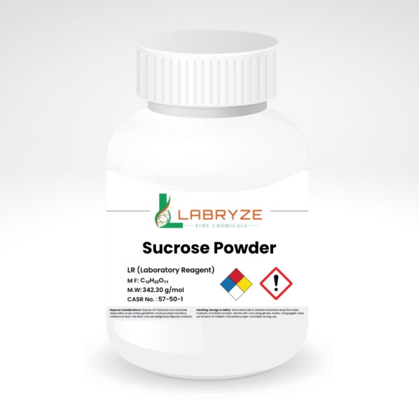 Sucrose Powder (100 grams) - Lab Grade | CAS No.: 57-50-1