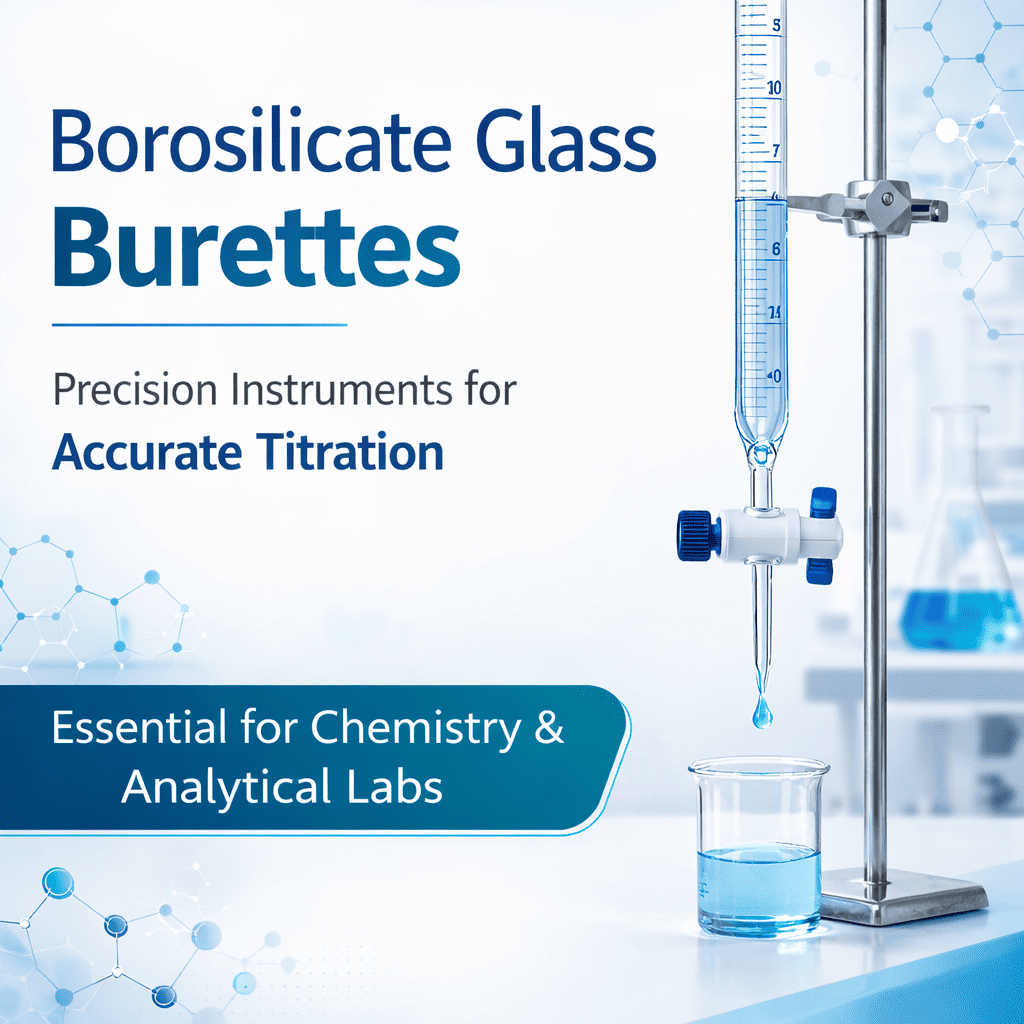 Labwale Borosilicate Glass Burettes