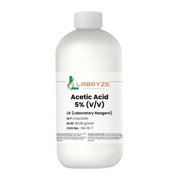 Acetic Acid, 5% Solution (500 mL) – CAS No. 64-19-7