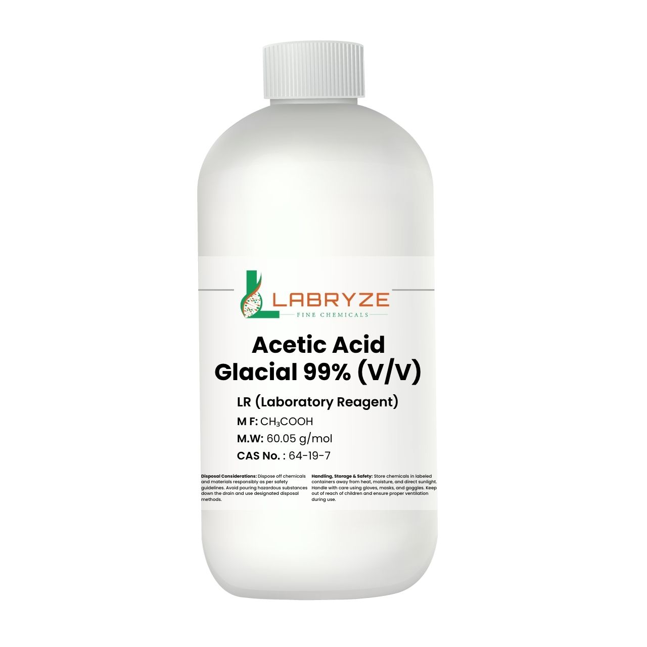 Acetic Acid – Glacial 99% (500 ml) _ CAS Number_ 64-19-7