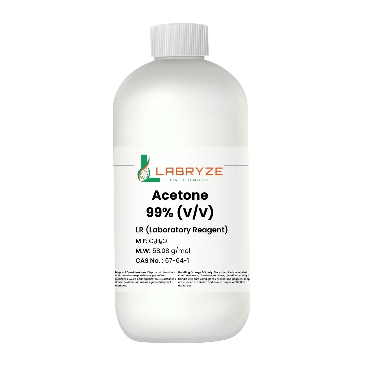 Acetone – 99% (500 ml) _ CAS Number_ 67-64-1