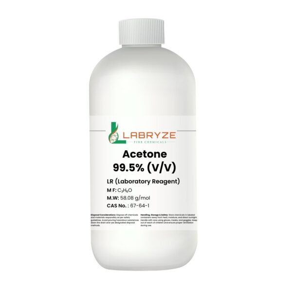 Acetone, 99.5% (500 mL) – CAS No. 67-64-1