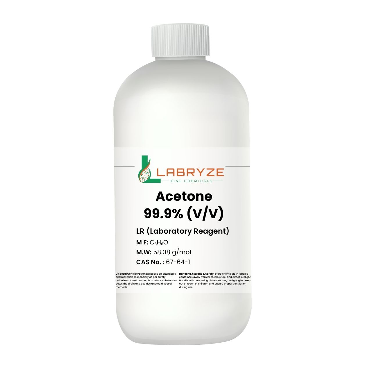 Acetone – 99.9% (500 ml) _ CAS Number_ 67-64-1