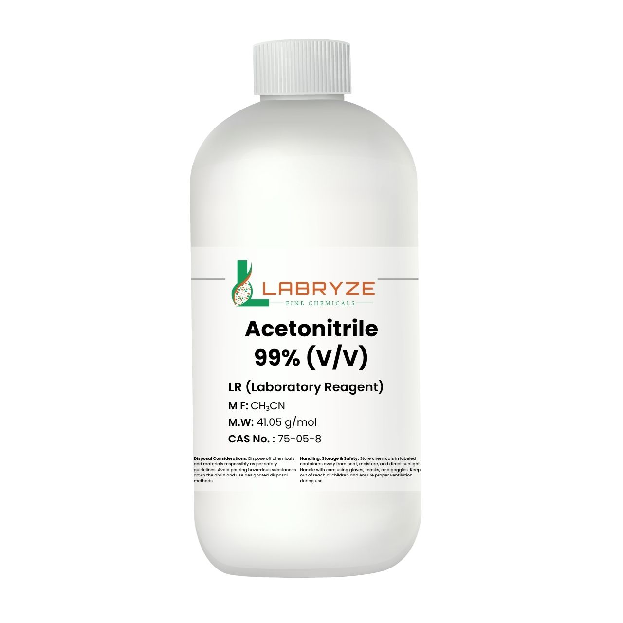 Acetonitrile – 99% (500 ml) _ CAS Number_ 75-05-8