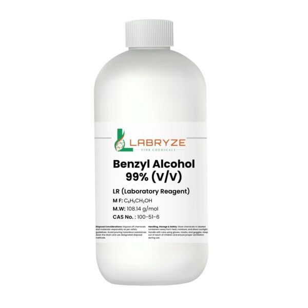 Benzyl Alcohol, 99% (500 mL) – CAS No. 100-51-6