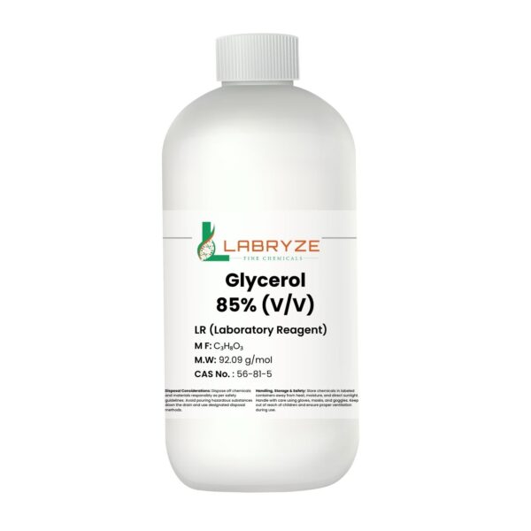 Glycerol, 85% (500 mL) – CAS No. 56-81-5