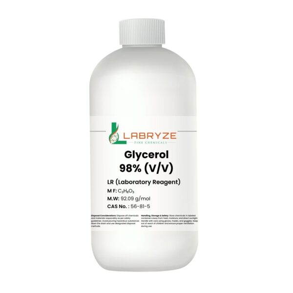 Glycerol, 98% (500 mL) – CAS No. 56-81-5
