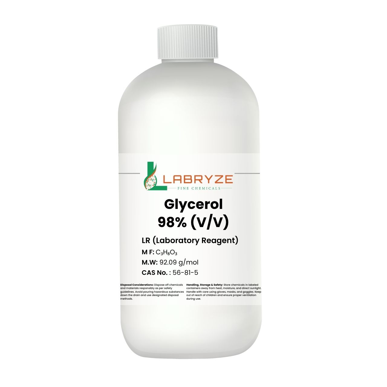 Glycerol – 98% (500 ml) _ CAS Number_ 56-81-5
