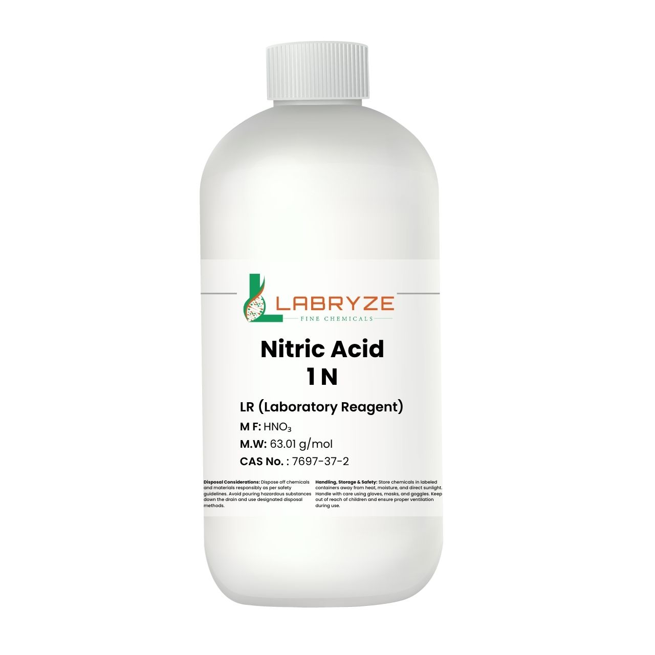Nitric Acid – 1 N (500 ml) _ CAS Number_ 7697-37-2