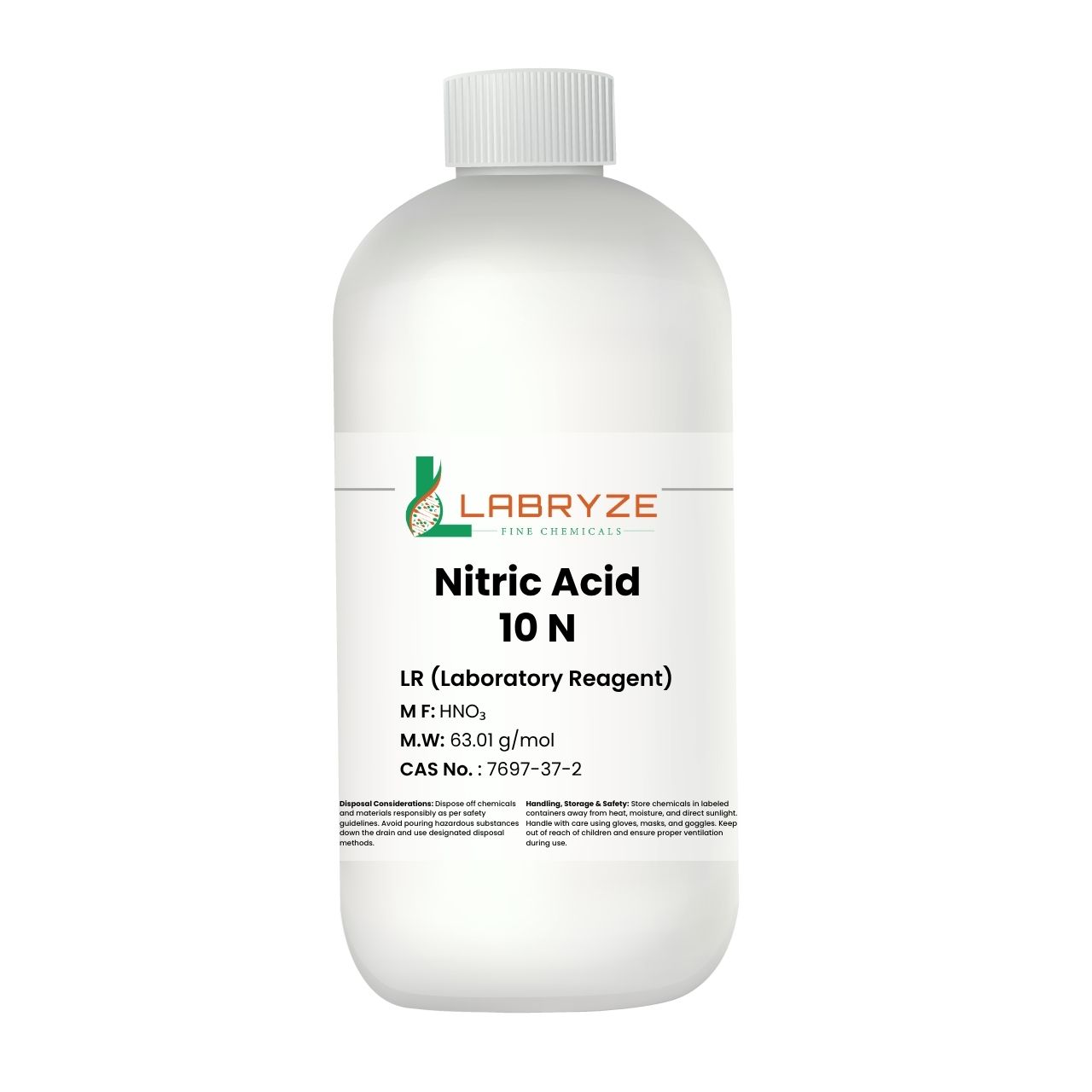 Nitric Acid – 10 N (500 ml) _ CAS Number_ 7697-37-2