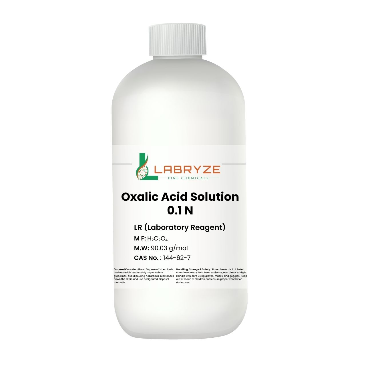 Oxalic Acid Solution – 0.1 N (500 ml) _ CAS Number_ 144-62-7