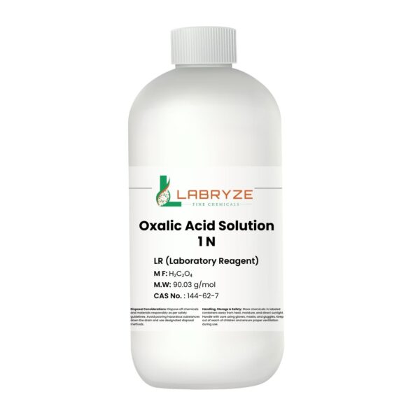 Oxalic Acid Solution, 1 N (500 mL) – CAS No. 144-62-7