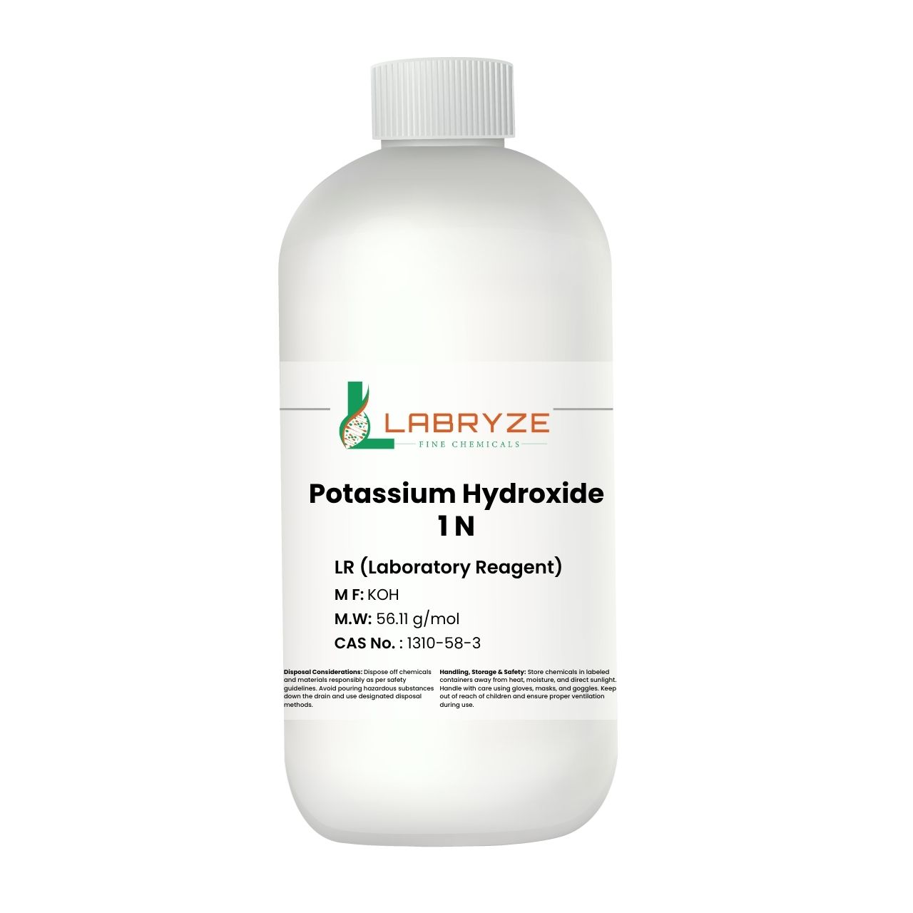 Potassium Hydroxide – 1 N (500 ml) _ CAS Number_ 1310-58-3