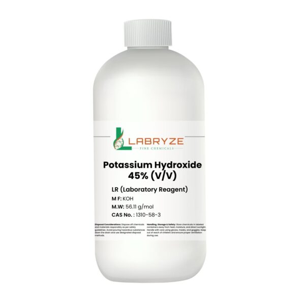 Potassium Hydroxide, 45% Solution (500 mL) – CAS No. 1310-58-3