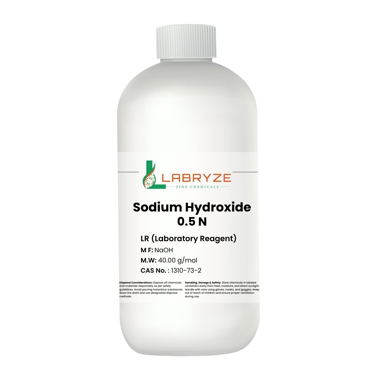 Sodium Hydroxide – 0.5 N (500 ml) _ CAS Number_ 1310-73-2