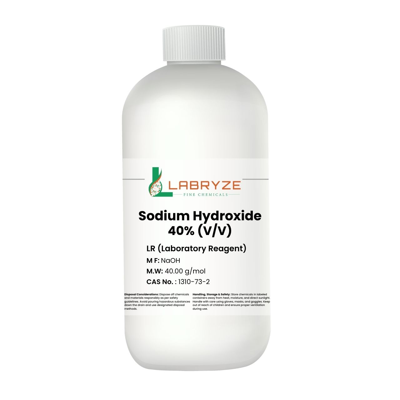 Sodium Hydroxide – 40% (500 ml) _ CAS Number_ 1310-73-2