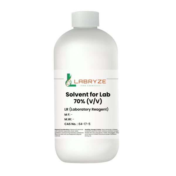 Ethanol (Laboratory Solvent), 70% (500 mL) – CAS No. 64-17-5