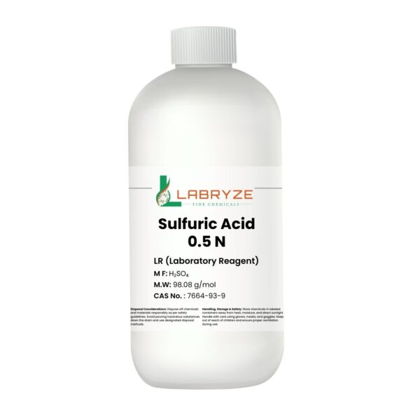 Sulfuric Acid, 0.5 N (500 mL) – CAS No. 7664-93-9