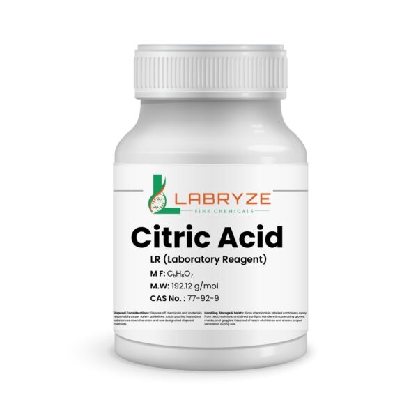 Citric Acid - 250gm pack - CAS No 77-92-9