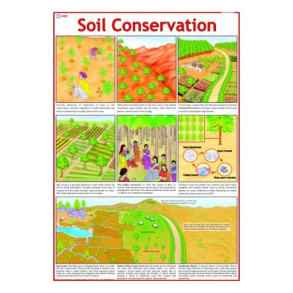 Soil Conservation - Science Educational Chart – Laminated Paper