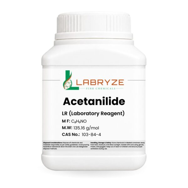Acetanilide For Synthesis - 500gm pack - CAS No. 103-84-4