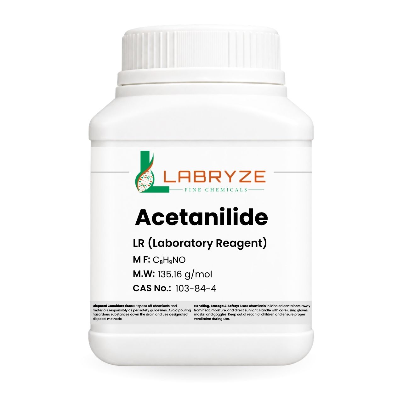Acetanilide - 500gm Pack - CAS No 103-84-4