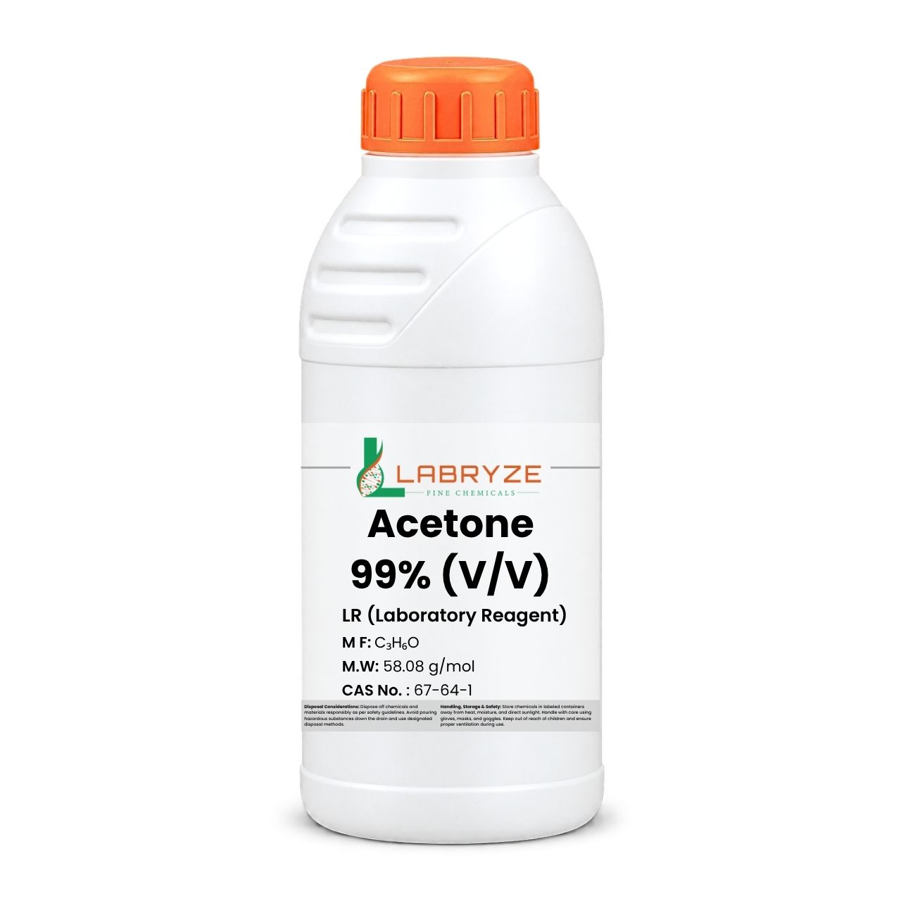Acetone - 99% - 500 ml Packs - CAS Number-67-64-1