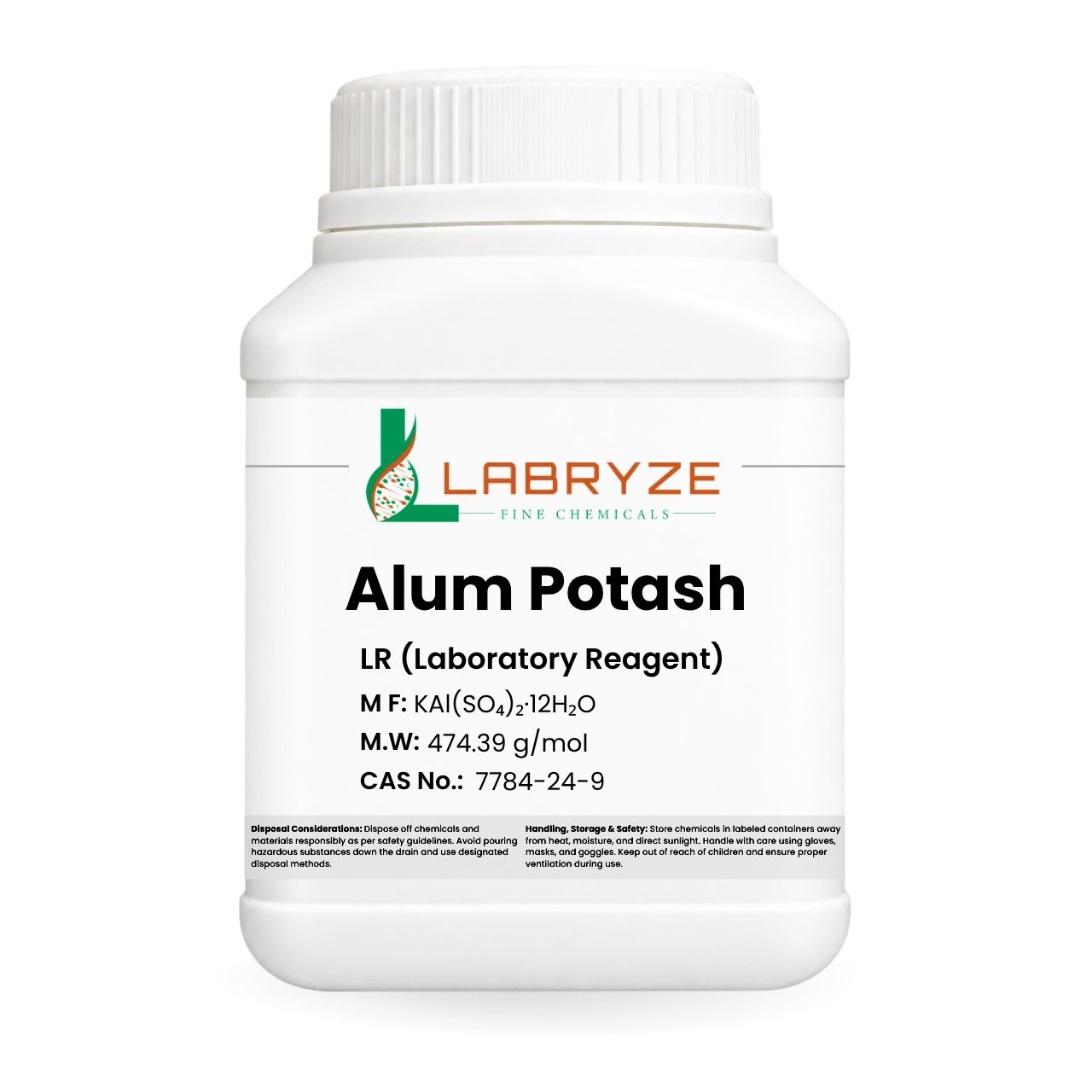 Alum Potash - 500gm Pack - CAS No 7784-24-9