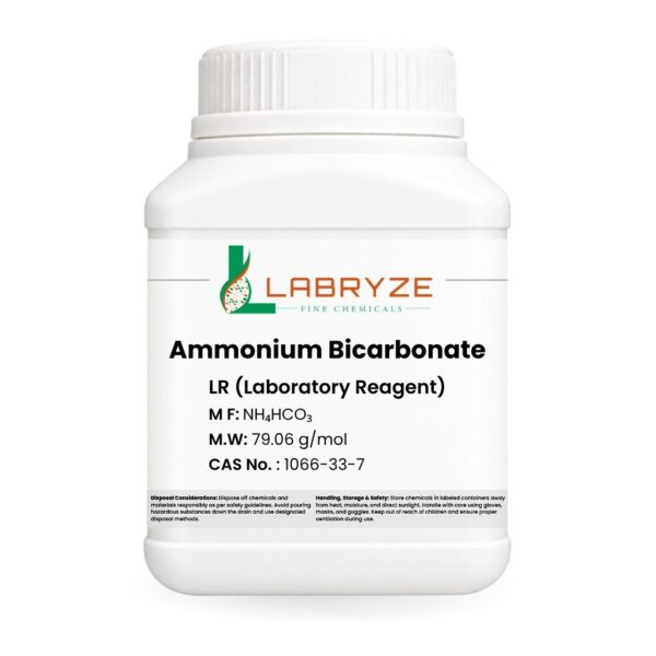 Ammonium Bicarbonate Extra Pure - 500gm pack - CAS No. 1066-33-7