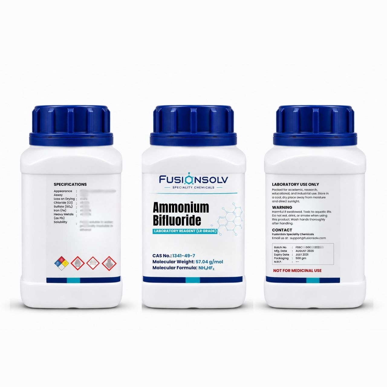 Ammonium Bifluoride - 500gm Packs