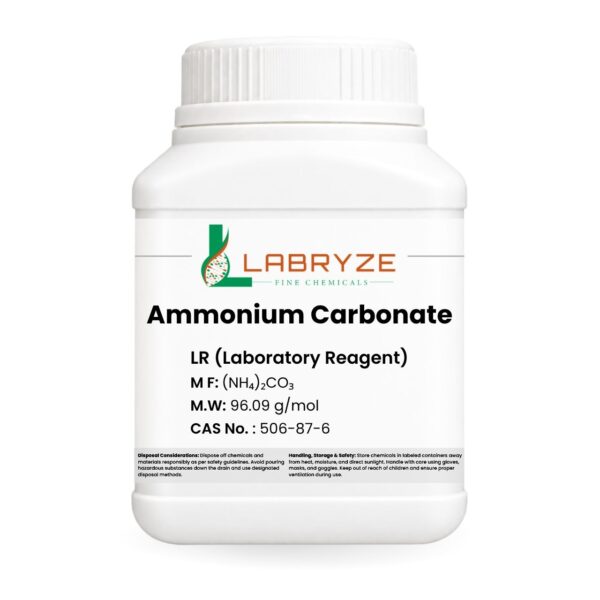 Ammonium Carbonate Lumps - 500gm pack - CAS No. 506-87-6