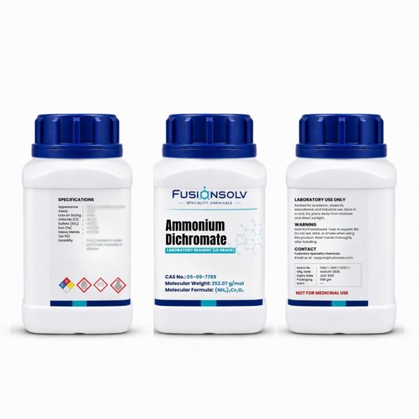 Ammonium Dichromate Crystal- 500gm Packs