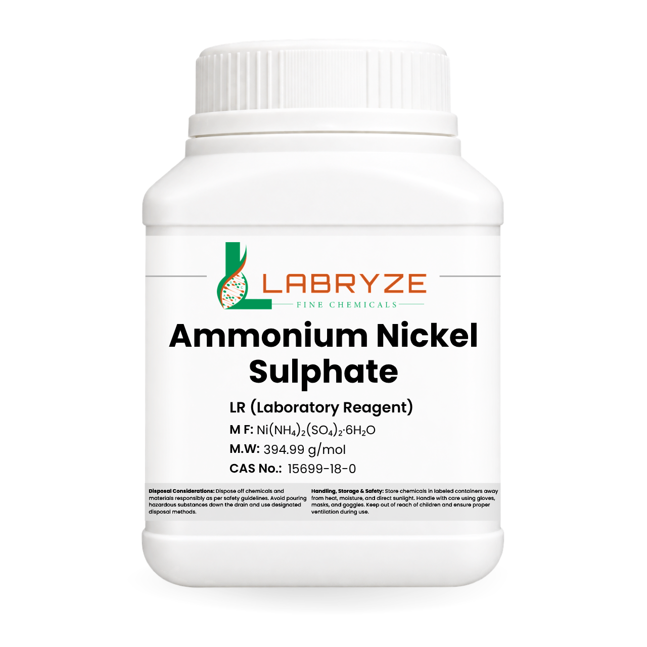 Ammonium Nickel Sulphate - 500gm Packs - CAS No. - 15699-18-0